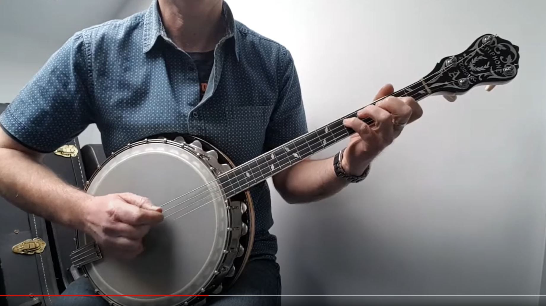 epiphone recording A short scale tenor banjo